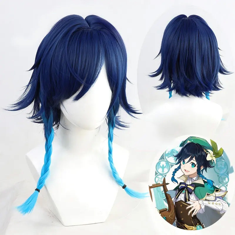 Genshin Impact Venti Barbatos Cosplay Wig Hair – WithWindComesGlory