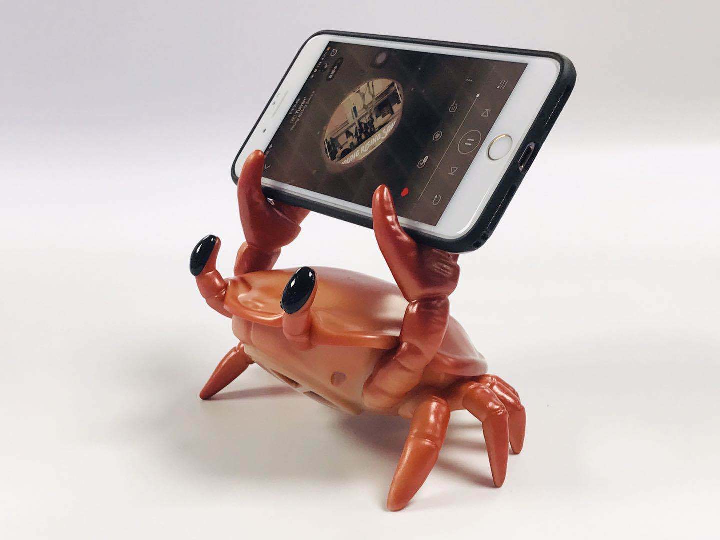 Crab Wireless Bluetooth Speaker Desktop Mobile Phone Holder