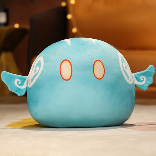 Genshin Impact Anemo Slime Cushion pillow made of a soft plush material